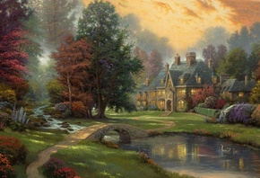 , , thomas kinkade, , , , 