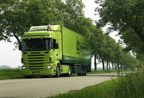 Scania, , scania trucks, 500, truck, green, , r500, road,  ...