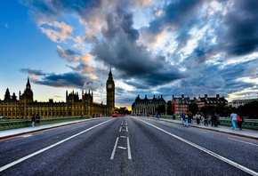 london, , big ben, england, uk, Westminster palace, clouds, houses of parliament
