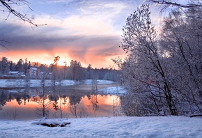 , Winter pond, , , , , , 