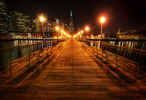 usa, night, california, -, san francisco