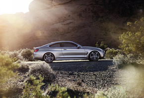 rock, concept, 2013, silver, style, coupe, 4 series, bmw, road