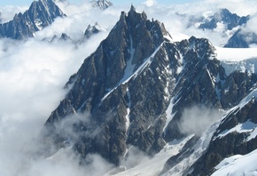mont blanc, , french alps, , aiguille du midi