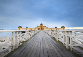 blue, , sky, pier, bath, sea, , , , Sweden, 