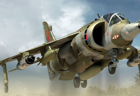 jump jet, Harrier gr3,     