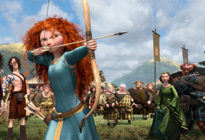 disney, pixar, archer, scotland, film, queen, Brave, bow competition, the m ...