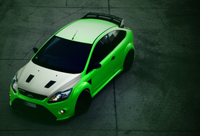 ford, focus, green