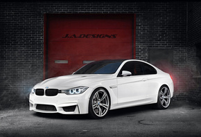 Bmw, white, by j.a.designs, m4, 2015 coupe, concept car, f82