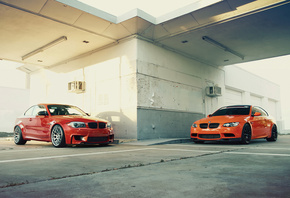 orange, Bmw, m3, carbon, 1m, , fire