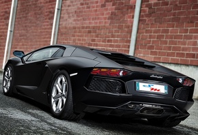, aventador, lp700-4, black matte, Lamborghini, 