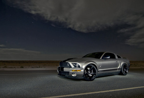 Ford, Mustang, Shelby, GT500, silvery, muscle car, , , ,  ...