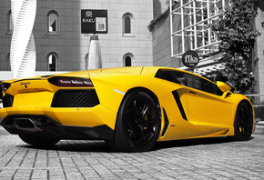 Lamborghini, Aventador, LP 700, yellow, , , 