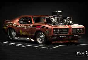 Pontiac GTO, American Muscle, Hot Rod, Car