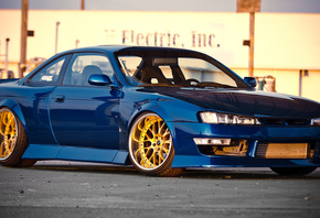 s14, , Nissan, , blue, , silvia