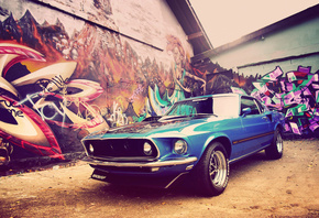 classic, Ford, v8, , 1969, muscle car, , mustang