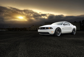 white, front, gt, 5.0, Ford, , mustang, muscle car, , 