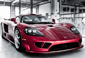 american car, saleen s7, super car, red