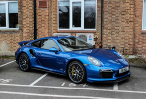 porsche, turbo, 911, blue, 2014