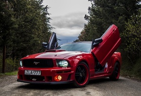 Ford, Ford Mustang, ZLA, Mustang, red, tuning, , , , ,  ...