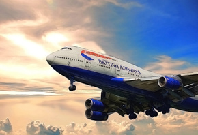 boeing, , 747, jumbo jet, british airways