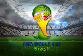 Brazil, FIFA, World Cup, 2014, football, stadium, flag,  ,  ...