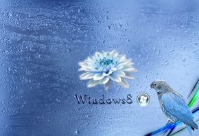 windows 8, blue