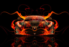 Tony Kokhan, Ferrari, Laferrari, Fire, Car, Orange, Black, Abstract, Hybrid, el Tony Cars, Photoshop, HD Wallpapers, Design, Art, Style,  , , , , , , , ,  , , , , 