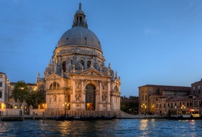 Venice, , , Italy, , Basilica di Santa Maria della Salute ...