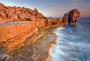 risko, ocean, sea, rock, water, sky