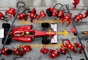 ,  1, -, , , , , , , , Ferrari, Formula 1, pit stop