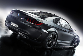 BMW, M6, Prior Design, Black, Car, Wheels, Rear