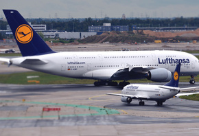 , , lufthansa, boeing 737, , airbusa A380