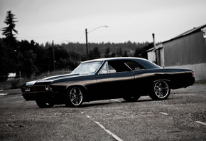 Chevrolet, Chevelle, SS, 1967, Black