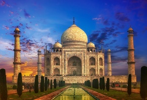 Taj Mahal, India, Agra, Uttar, Pradesh, casstle, , , ,  , 