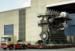 Engine, Diesel, big, truck, power, ship