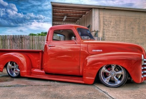 hdr, CHEVY, LOWRIDER, red, , 