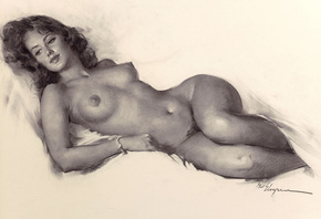 , , , , , Gil Elvgren, , painting