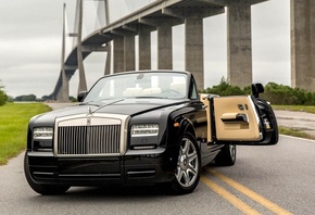 Rolls-Royce, Phantom Drophead Coupe, Top Down, 2015