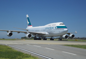 boeing, plane, sky