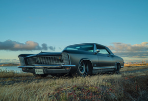 Buick, Riviera, 1965, black, matte