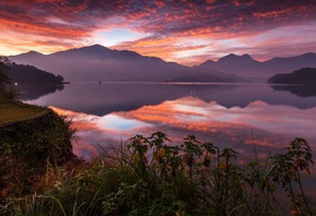 Sun Moon Lake, Lake Candidus, Yuchi, Taiwan, China, Sun Moon Lake