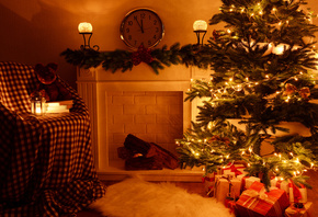 Christmas, Xmas, merry, fireplace, decoration, ,  , , ...