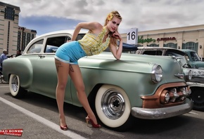 Girls and Cars, Classic, Pinup
