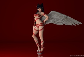 Nyotengu render, 3D