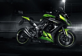 Kawasaki, z 1000 sx, green, profile, , 