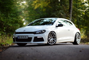 Volkswagen, Scirocco, R, White