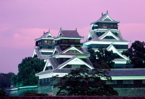 , , , , japan, kumamoto, castle, twilights