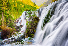 , , , Pearl Shoal Waterfall Sichuan Province, 