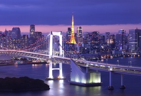 Tokyo, Japan,  , Rainbow Bridge, , , ,  