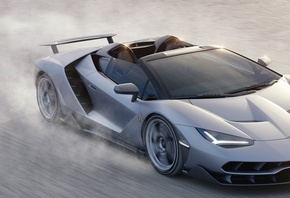 Luxury, supercar, Lamborghini, Centenario, Roadster